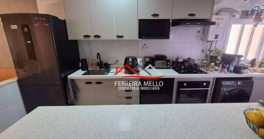 Apartamento com 3 dormitórios à venda, 85 m² por r$ 850.000,00 - região central - caieiras/sp