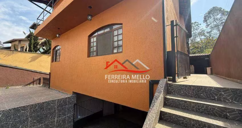 Sobrado com 3 dormitórios para alugar, 420 m² por r$ 4.800,00/mês - nova caieiras - caieiras/sp