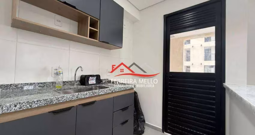 Apartamento com 2 dormitórios para alugar, 47 m² por r$ 1.800,00/mês - vera tereza - caieiras/sp