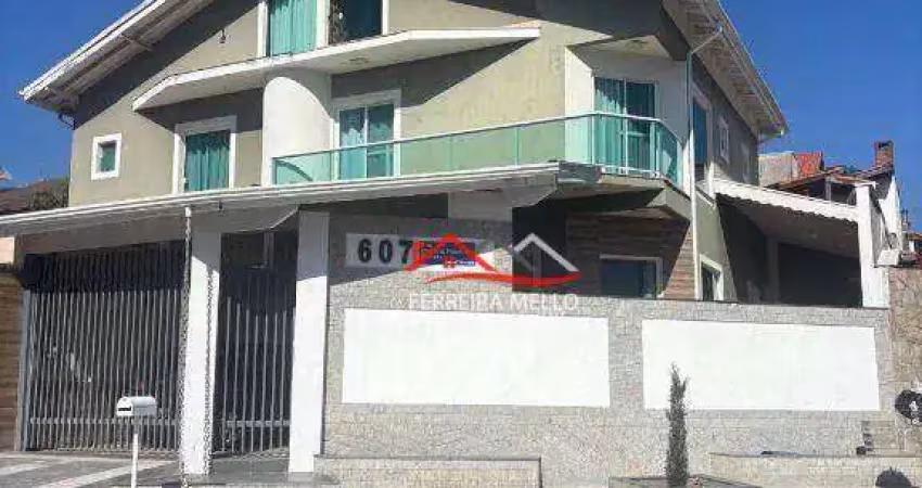 Sobrado com 3 dormitórios para alugar, 200 m² por r$ 5.950,00/mês - nova caieiras - caieiras/sp