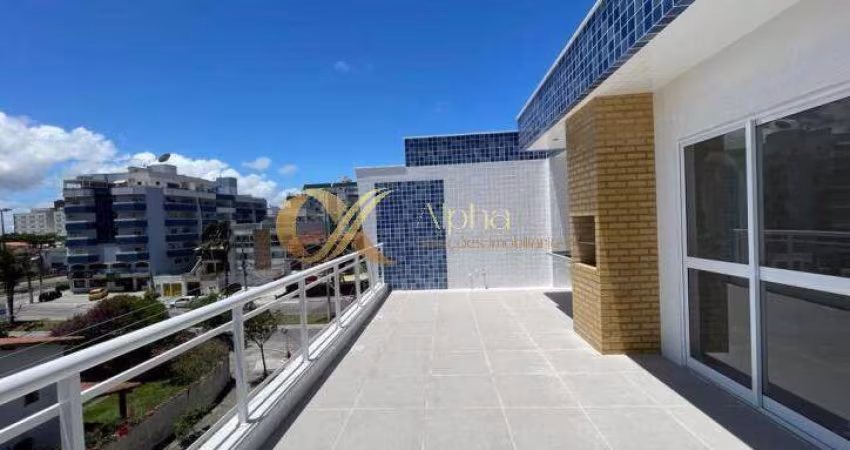 Cobertura linear com 1 quarto no Braga, Cabo Frio - RJ