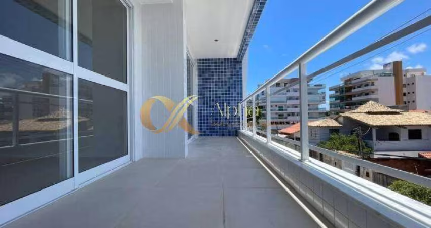 Apartamento linear com 1 quarto no Braga, Cabo Frio - RJ.