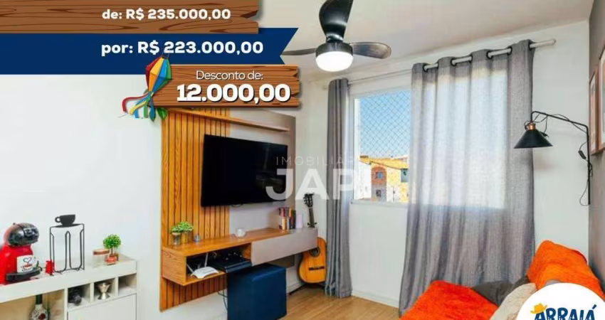 Apartamento com 2 dormitórios à venda, 46 m² por R$ 223.000,00 - Condomínio Reserva Mont Serrat - Itupeva/SP