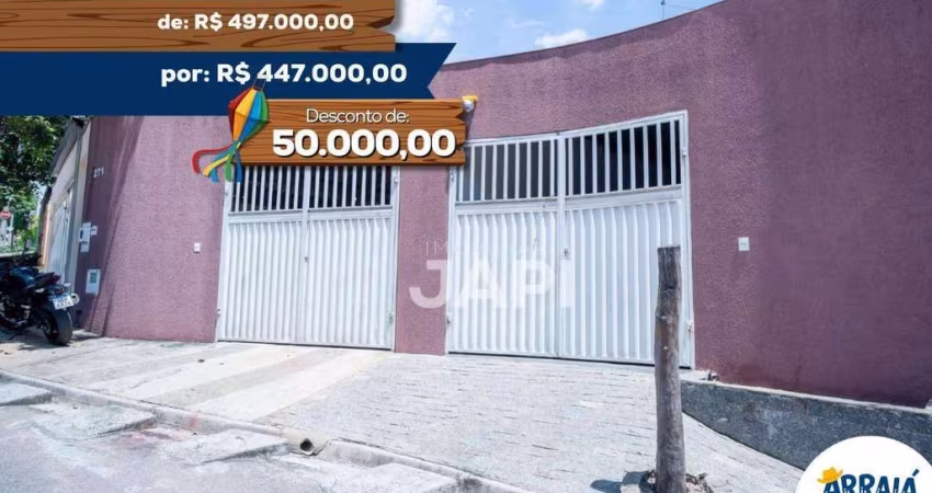 Casa com 4 dormitórios à venda, 184 m² por R$ 447.000,00 - Parque Residencial Jundiaí II - Jundiaí/SP