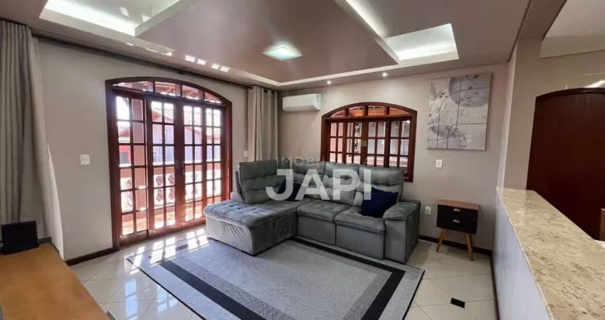 Casa mobiliada com 3 dormitórios para alugar, 328 m² por r$ 4.984/mês - retiro - jundiaí/sp