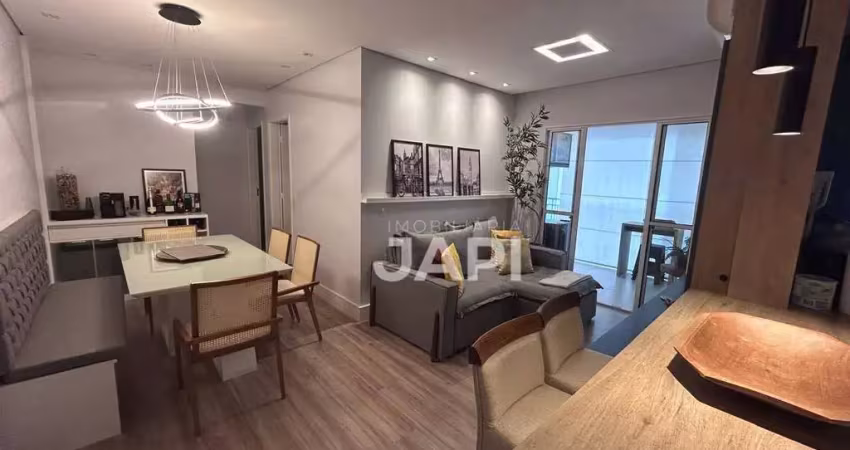 Apartamento com 2 dormitórios à venda, 73 m² por r$ 690.000,00 - parque residencial nove de julho - jundiaí/sp