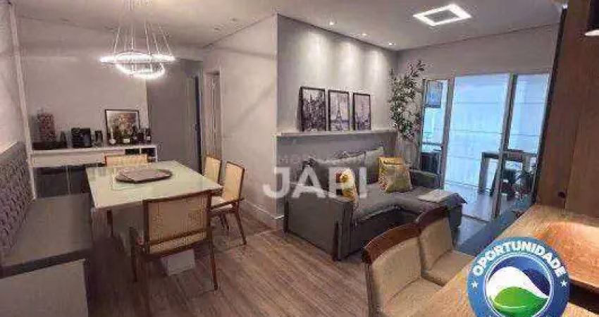 Apartamento com 2 quartos(1 suite) venda, 73 m² por r$ 690.000 - parque residencial nove de julho - jundiaí/sp