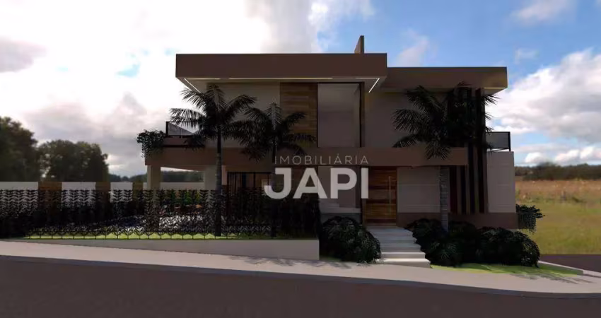 Casa com 3 quartos à venda, sendo 3 suítes - 280m² por r$ 1.800.000,00 - loteamento reserva ermida - jundiaí/sp