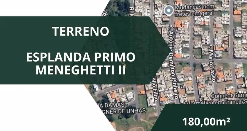 Terreno à venda - esplanada primo meneghetti ii, franca/sp