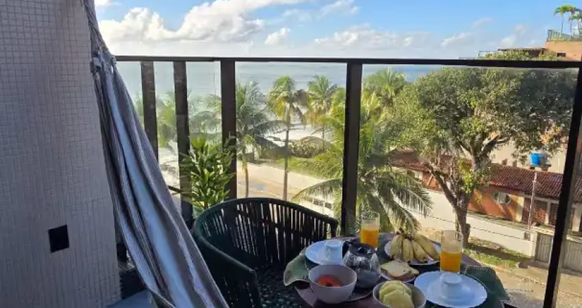 Flat pé na areia em frente as piscinas naturais do caribessa- finamente mobiliado com lazer completo e linda vista mar!