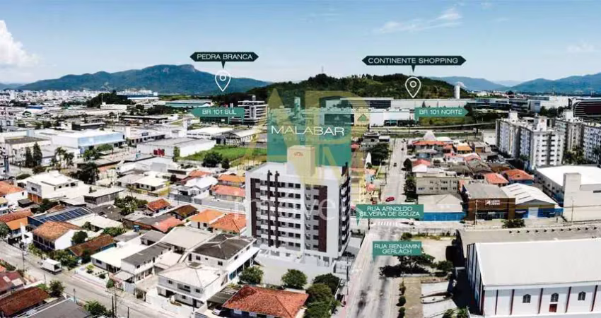 Apartamento à venda, em construção e com 02 dorm (1 suíte) em são josé
