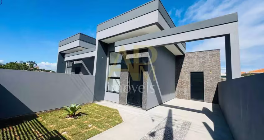 Casa nova à venda: 2 dorm (1suíte), area nos fundos, 180m² -areias