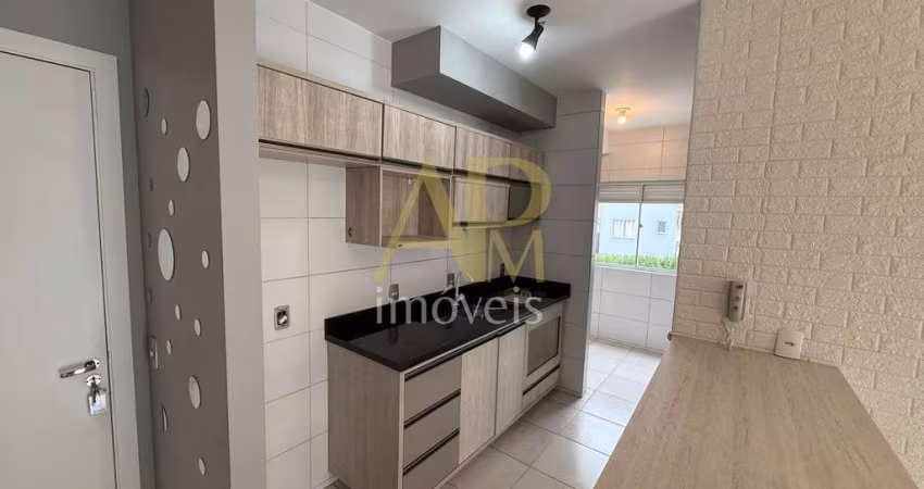 Apartamento à venda com 2 dorm e sacada com churrasqueira - Biguaçu/ Fundos