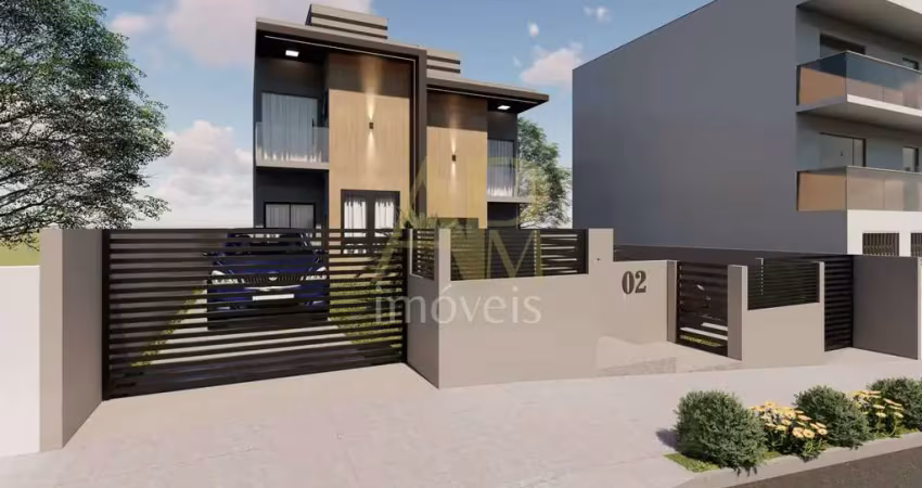 Sobrado à venda: 2 suítes, passagem lateral, vista mar - altos do jardim