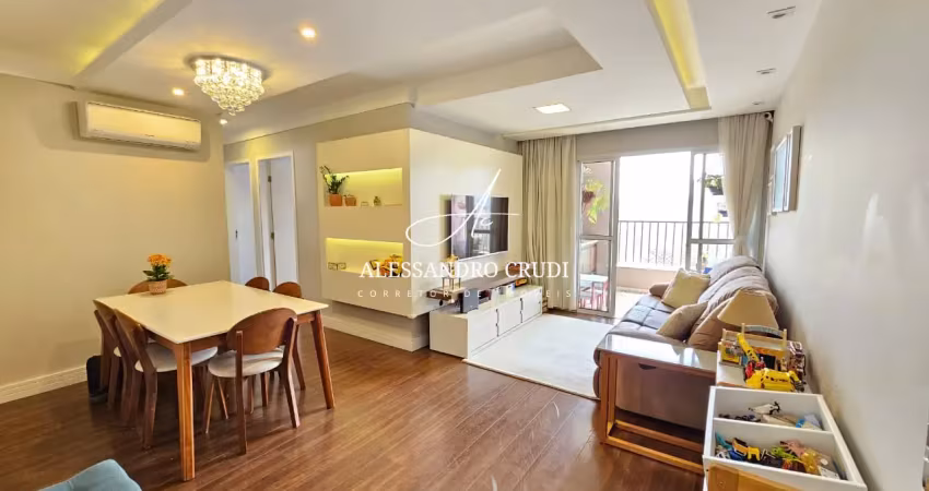Apartamento para venda tem 90 metros quadrados com 3 quartos em além ponte - sorocaba - sp