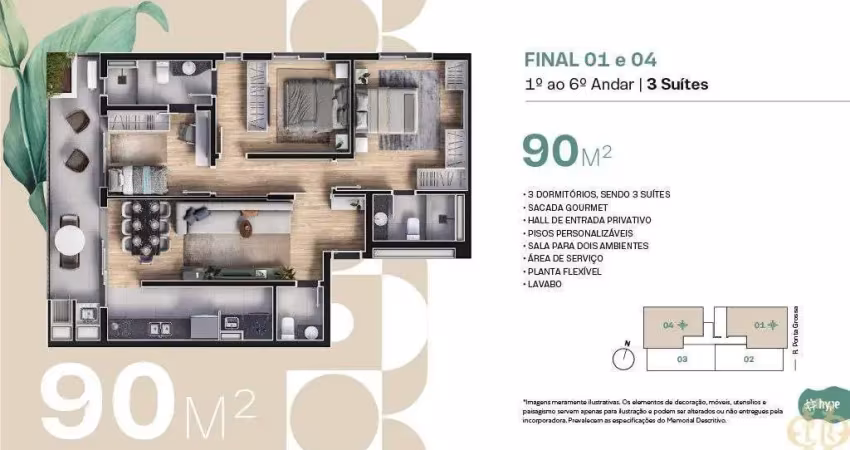 Cravo casa nativa - apartamento à venda no bairro portão - curitiba/pr