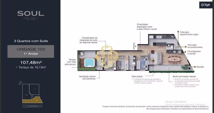 Soul Urban Habitat - Apartamento à venda no bairro Boa Vista - Curitiba/PR