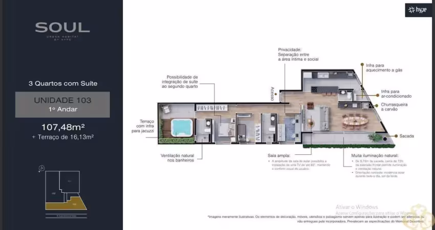 Soul urban habitat - apartamento à venda no bairro boa vista - curitiba/pr