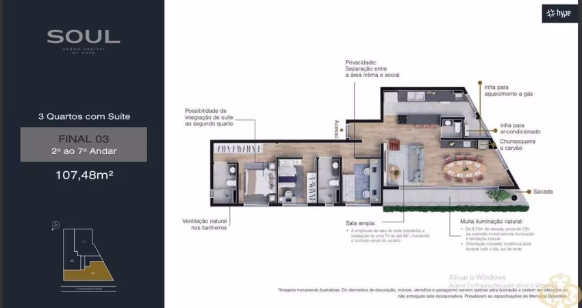 Soul Urban Habitat - Apartamento à venda no bairro Boa Vista - Curitiba/PR