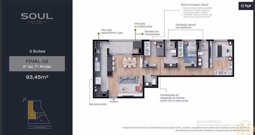 Soul Urban Habitat - Apartamento à venda no bairro Boa Vista - Curitiba/PR