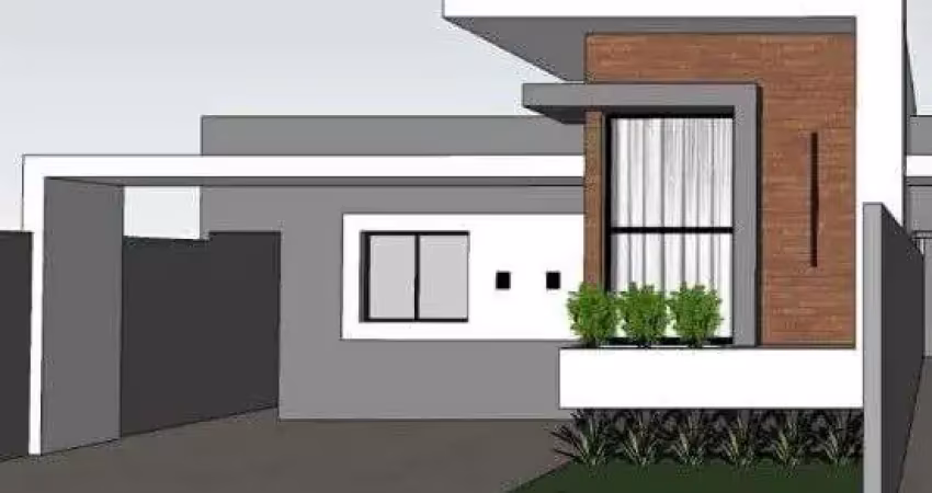 Casa térrea com piscina em Cara Cara, Ponta Grossa/PR
