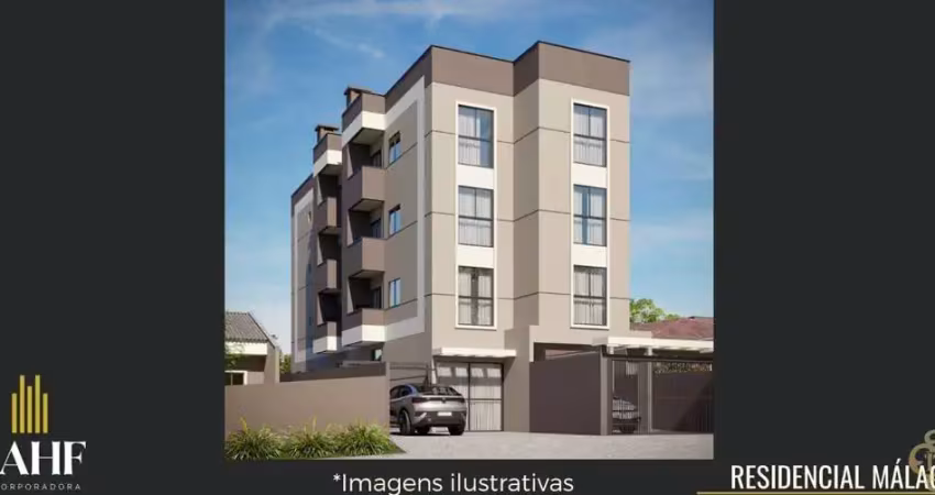 Rseidencial málaga - apartamento com 3 dormitórios à venda - bom jesus - são josé dos pinhais/pr