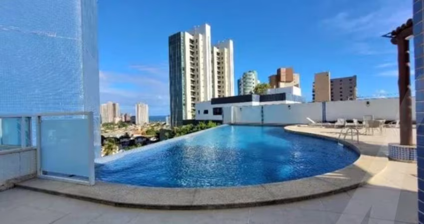 Apartamento em patamares com 3 suítes para venda vista mar