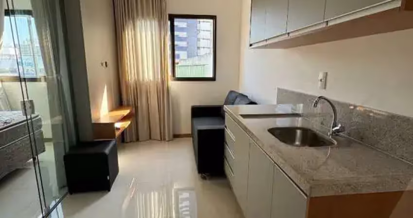Apartamento studio para venda no hause espatódia mobiliado com infraestrutura 1 vaga de garagem no caminho das árvores
