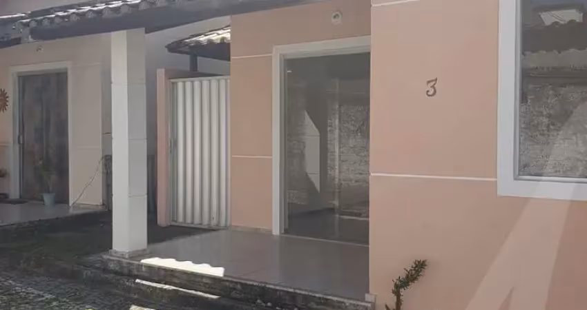 Casa em condomínio com 2 quartos e 1 suíte 1 vaga de garagem portão eletrônico área em lauro de freitas no condomínio paraíso residencial para venda