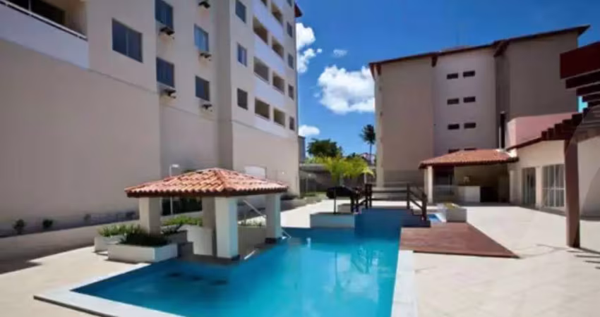 Apartamento com 2 quartos e 1 suíte varanda 1 vaga de garagem no condomínio jardins em lauro de freitas com infraestrutura completa