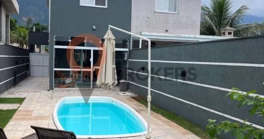 SOBRADO A VENDA MORADA DA PRAIA PORTEIRA FECHADA 3 QUARTOS 1 SUITE PISCINA - OPORTUNIDADE -  BERTIOGA