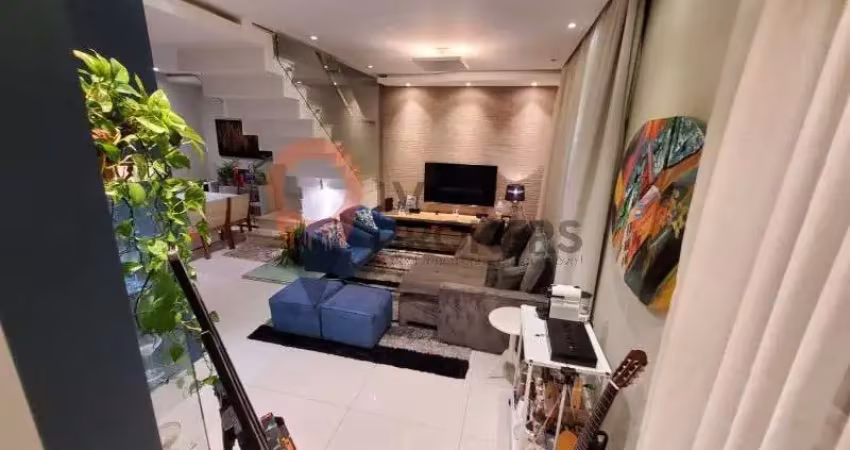 Maravilhoso sobrado na vila oliveira em mogi das cruzes com 127 m² de terreno e 130 m² de construção com 03 suítes acabamento impecável
