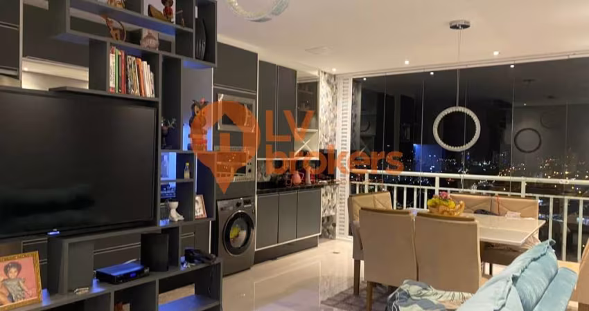 Apartamento à venda em Mogi Moderno, Mogi das Cruzes-SP: 3 quartos, 1 suíte, 2 salas, 2 banheiros, 2 vagas de garagem, 70m².