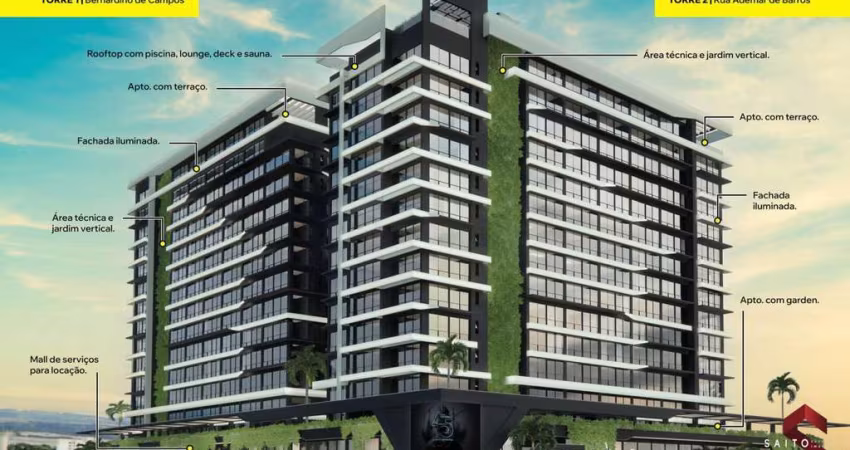 Apartamento para Venda em Indaiatuba, Centro, 1 dormitório, 1 suíte, 2 banheiros, 1 vaga