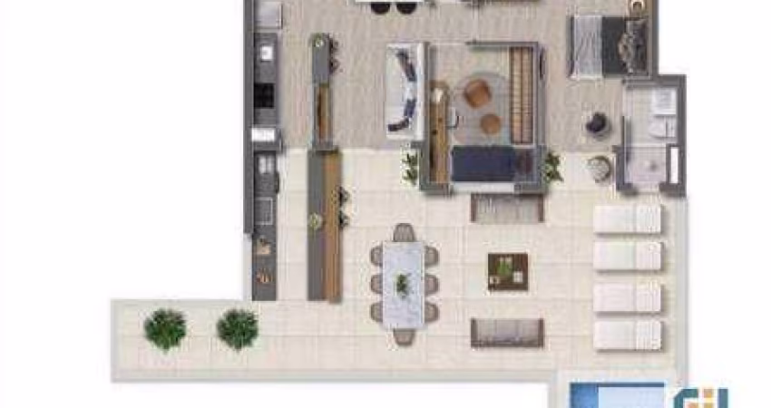 Apartamento Garden à venda no Edifício Vedara - entrega em 2025