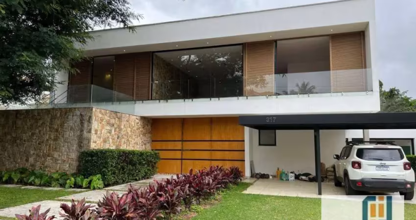 Casa luxuosa e moderna à venda no condomínio alpha conde