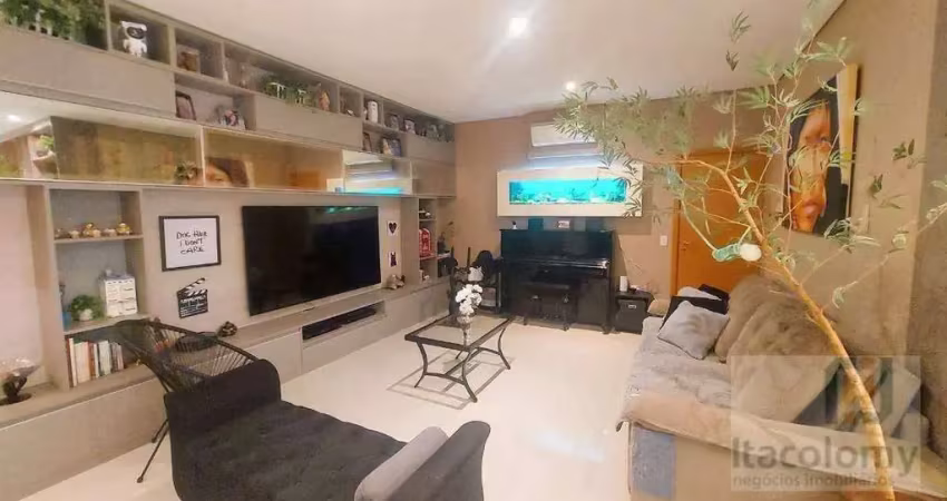 Apartamento garden com 3 dormitórios à venda, 242 m² por r$ 3.500.000 - edifício boulevard tamboré - alphaville - santana de parnaíba/sp