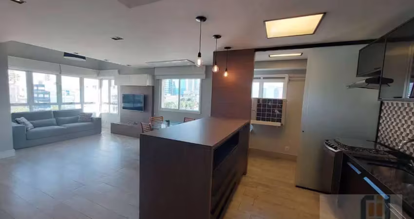Apartamento duplex mobiliado e decorado com 2 dormitórios à venda, 82 m² por r$ 1.100.000 - condomínio alpha park - alphaville - barueri/sp