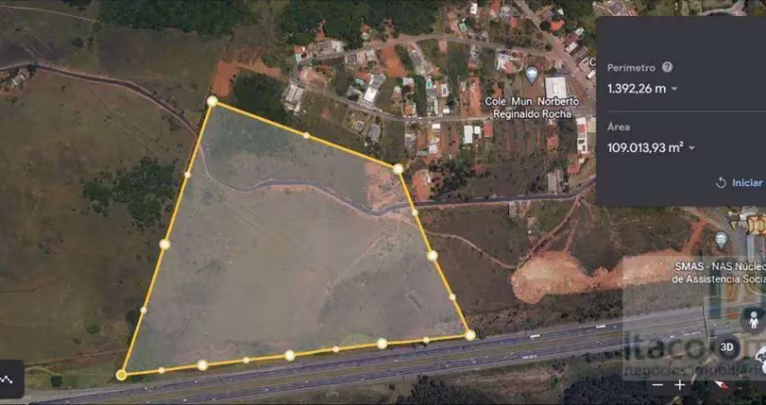 Terreno aclive à venda na rodovia castelo branco km 39