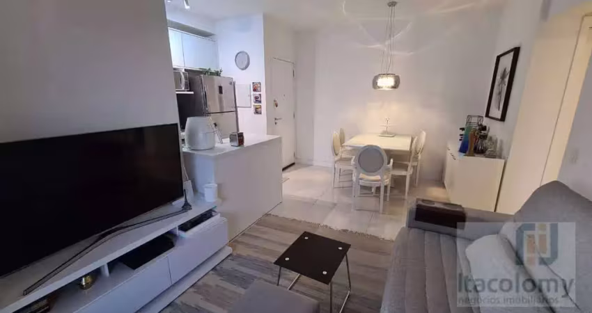 Apartamento com 1 dormitório, 51 m² - venda por r$ 740.000,00 ou aluguel por r$ 5.301,00/mês - empresarial 18 do forte - barueri/sp