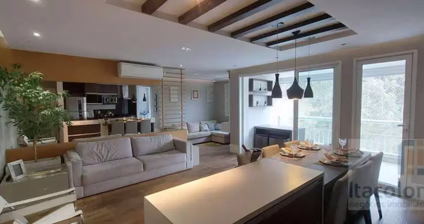 Apartamento mobiliado e decorado com 2 dormitórios para alugar, 94 m² por r$ 9.650/mês - edifício paisagem tamboré - alphaville santana de parnaíba/sp