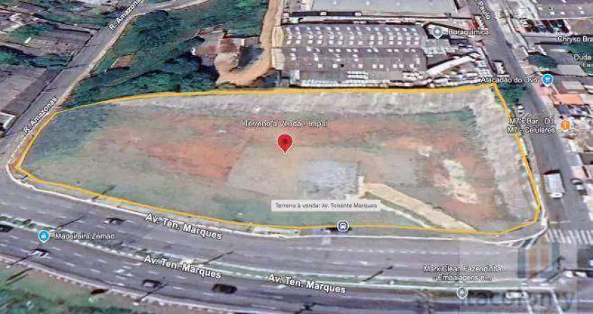 Terreno comercial à venda na avenida tenente marques