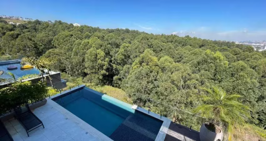 Casa linda à venda no tamboré 10 com vista deslumbrante - estuda permuta