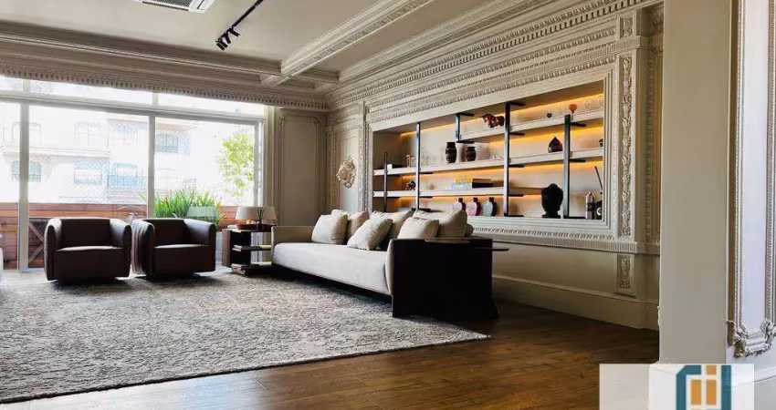 Apartamento lindo mobiliado à venda no edifício claudio, higienópolis