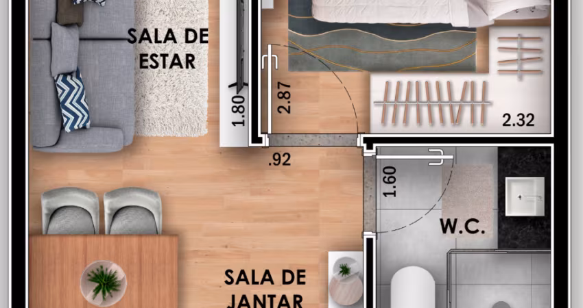 Lindo  Apartamento de 01 dorm a 650m do metrô Vila  Matilde