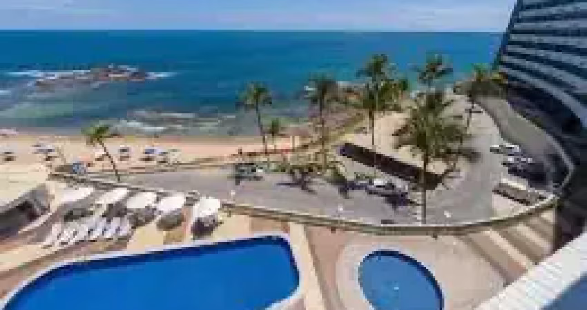 Apartamento com 2/4, vista mar, 1 vaga, no Ondina Apart Hotel
