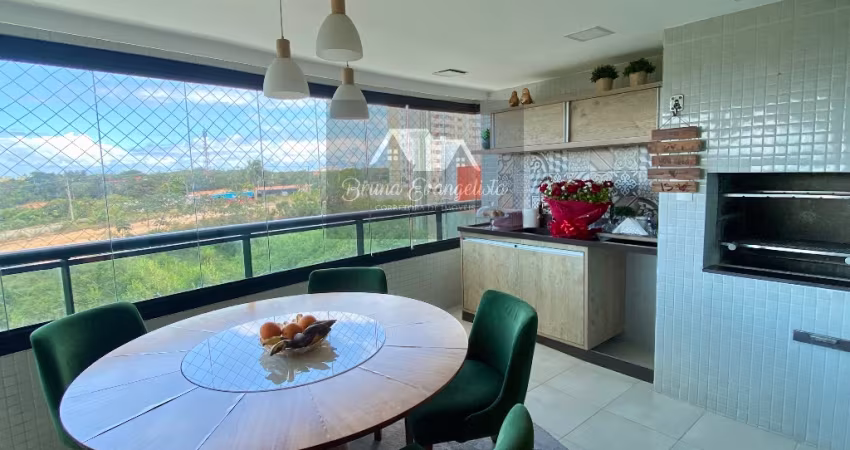 Apartamento nascente, com 3/4, suíte, varanda gourmet, mobiliado, 2 vagas, no Manhattan Soho