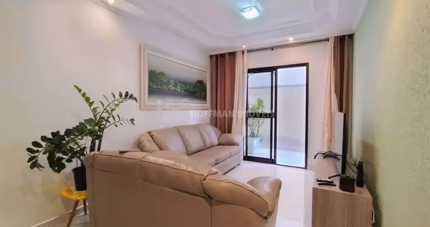 Apartamento com quintal, 02 dormitorios, 01 suite, 02 vagas à venda no santa maria , scs, sp