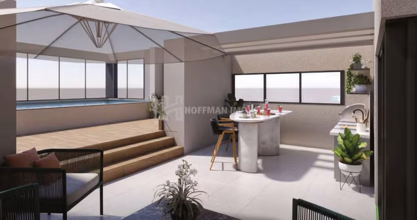 Lançamento cobertura Penthouse na planta com 3 suítes 2 ou 3 vagas + depósito a venda no Barcelona