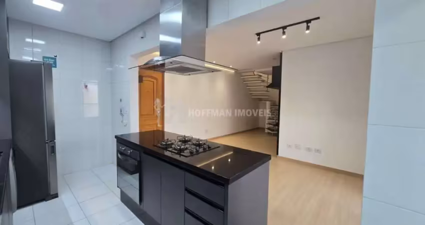 Cobertura à venda com espaço gourmet e hidromassagem no bairro santa maria